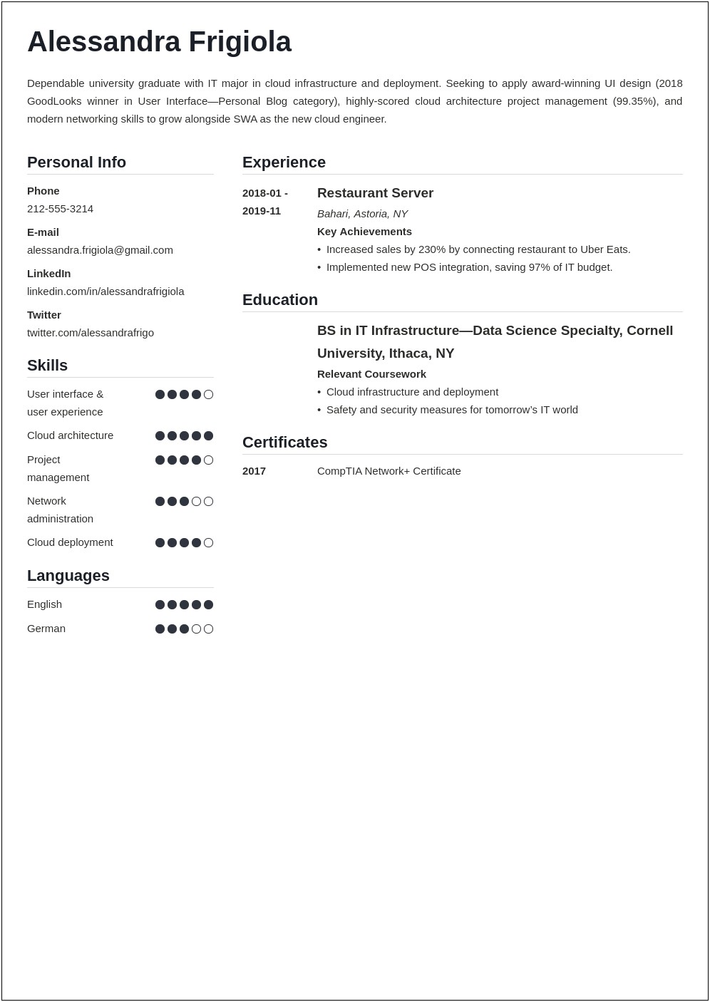 Objective Part Of Resume For Customer Services