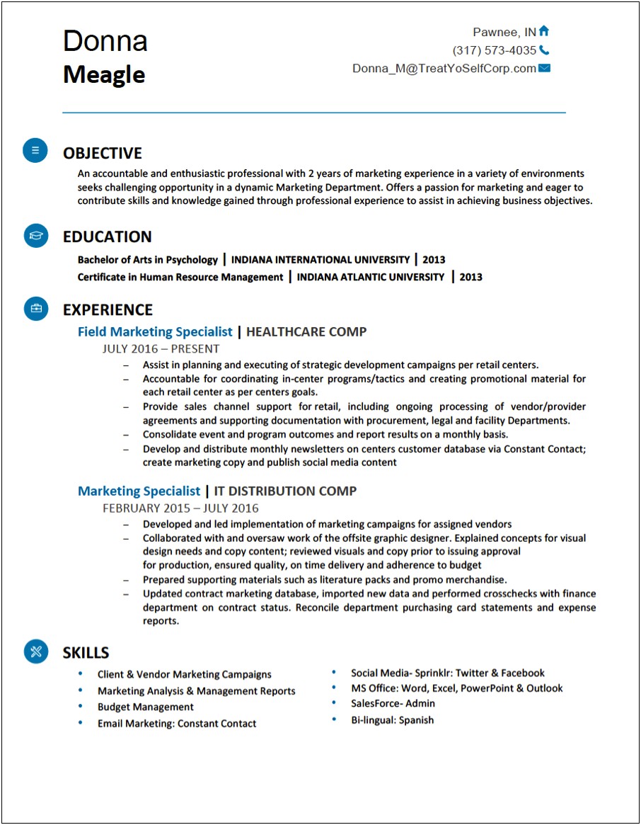 Objectives Of Psychology In Resume