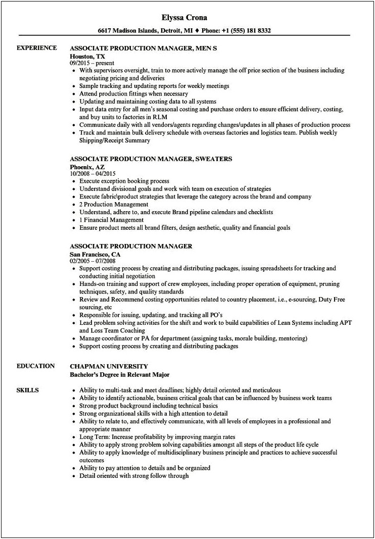 Objectives On A Resume For Office Work