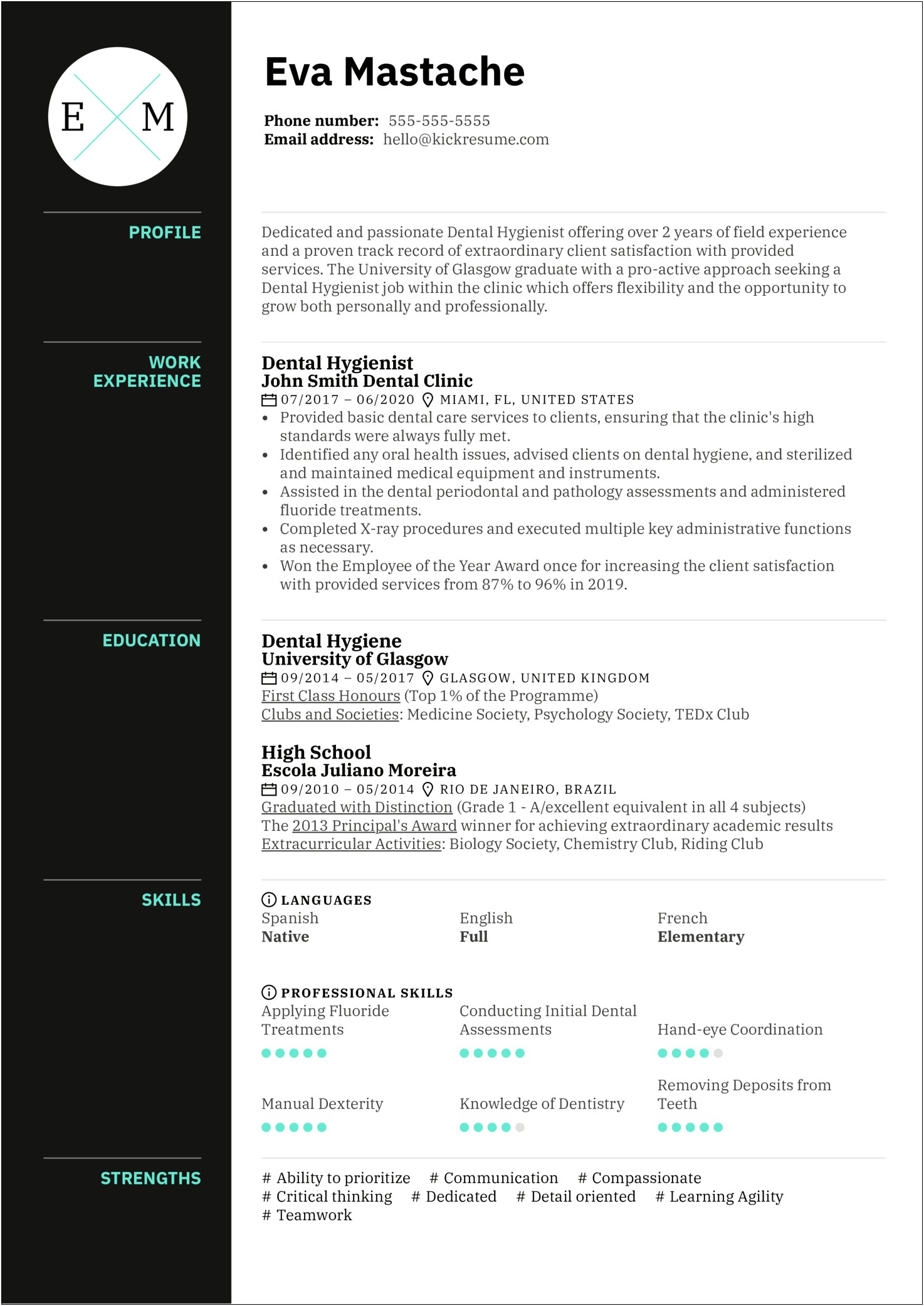 Odontologist Resume Examples With Adult Mental Illnes