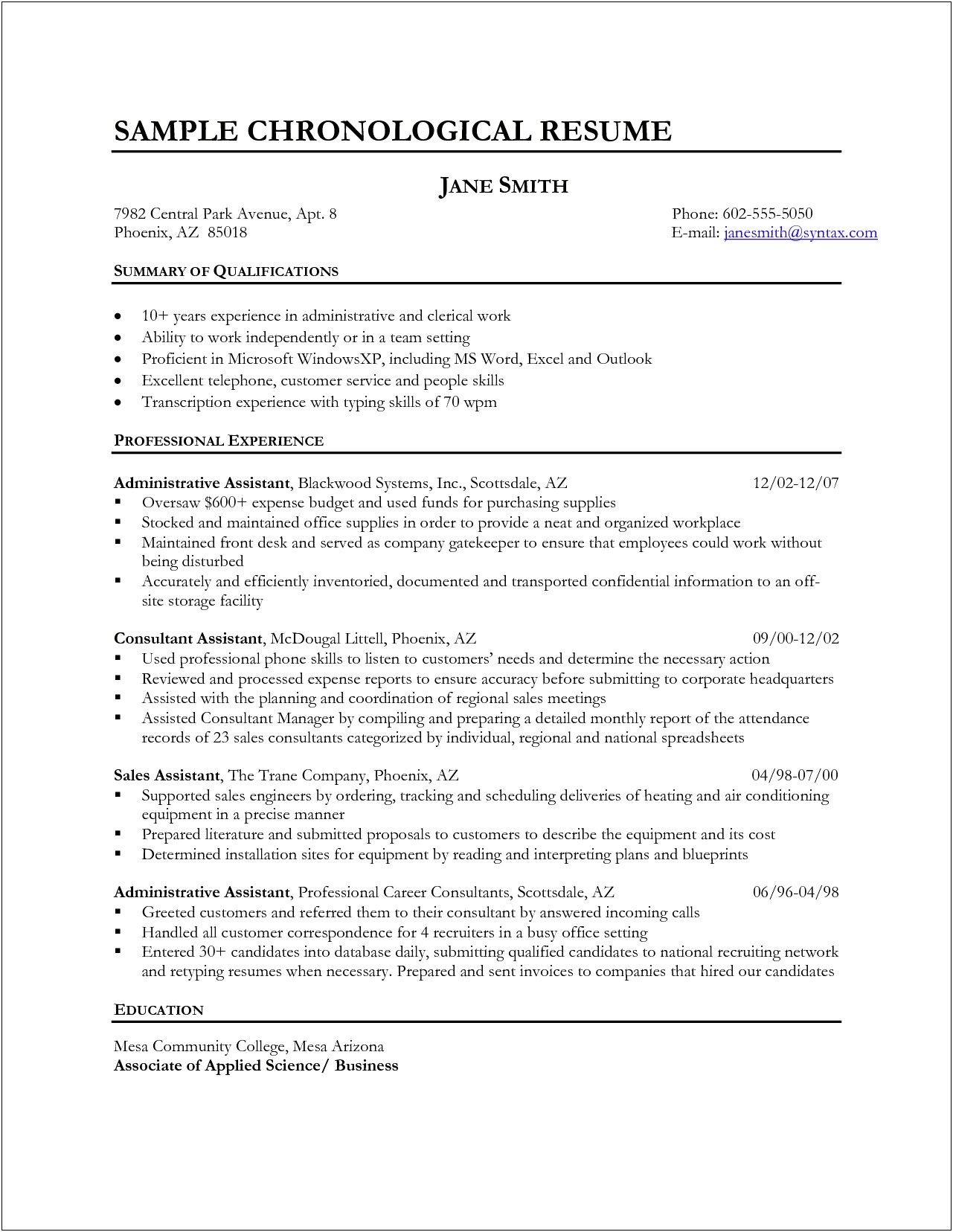 Office Assistant Receptionist Resume Samples