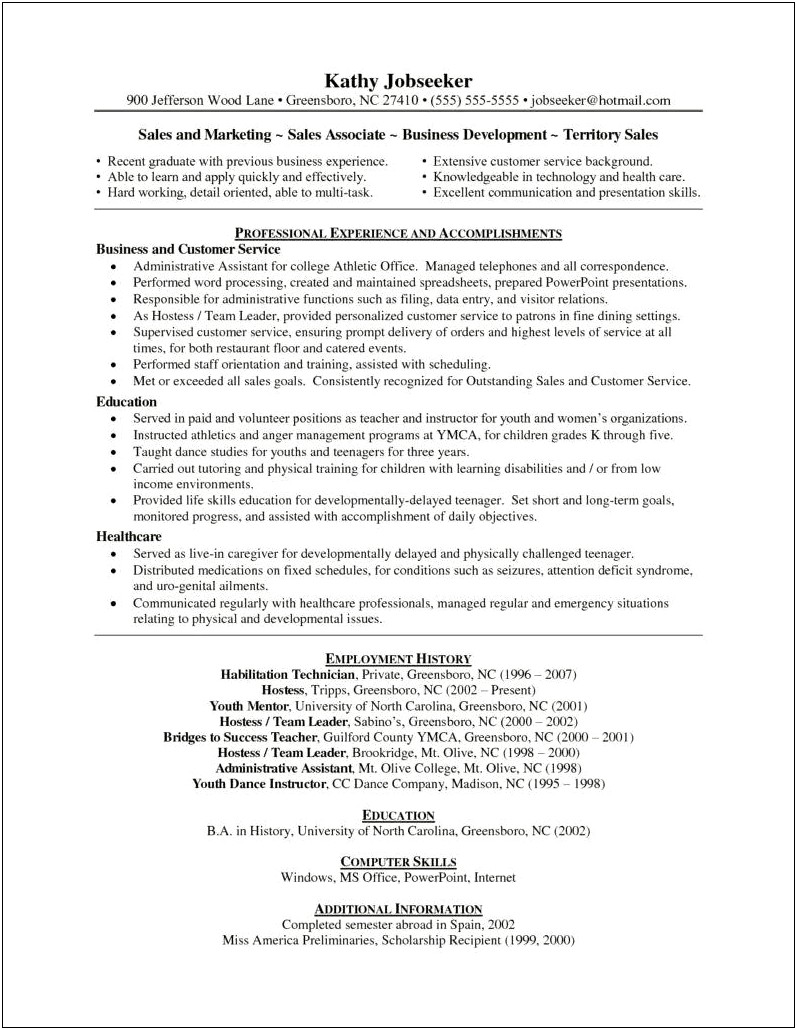 Office Manager Hvac Company Resume