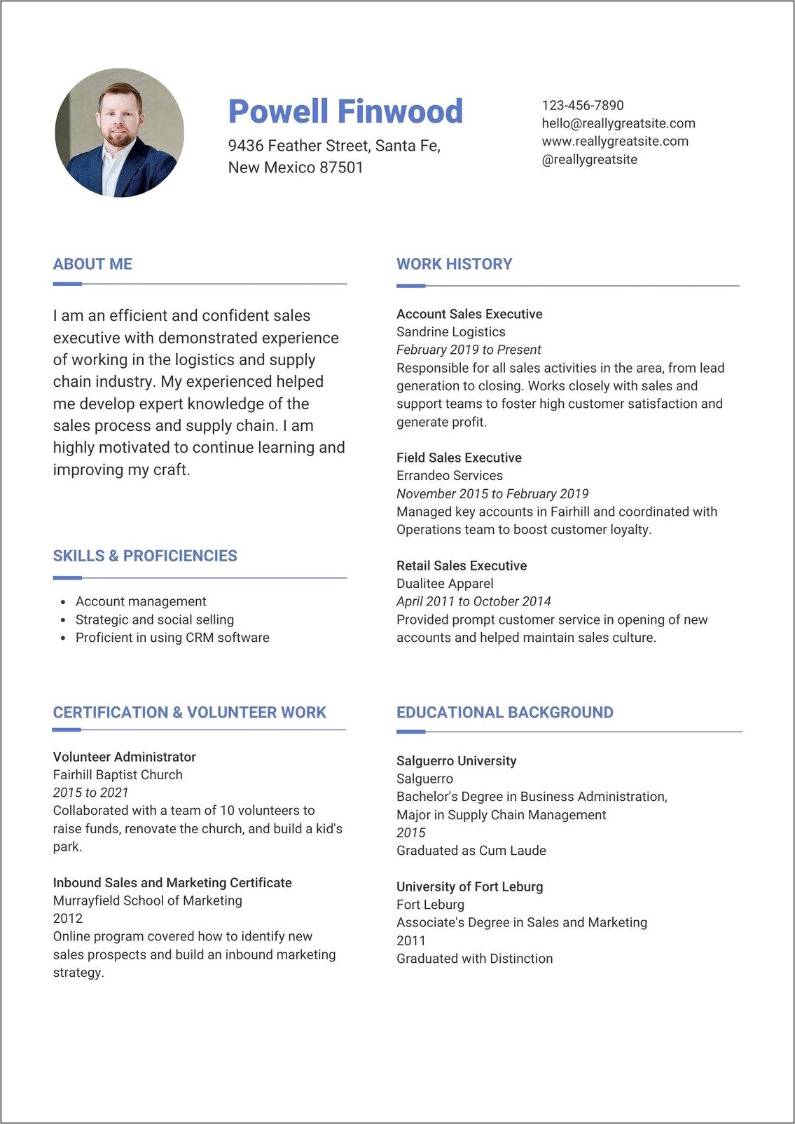 Online Resume Of Job Seekers