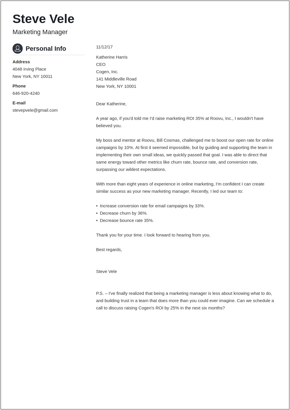 Open Cover Letter For Resume Examples
