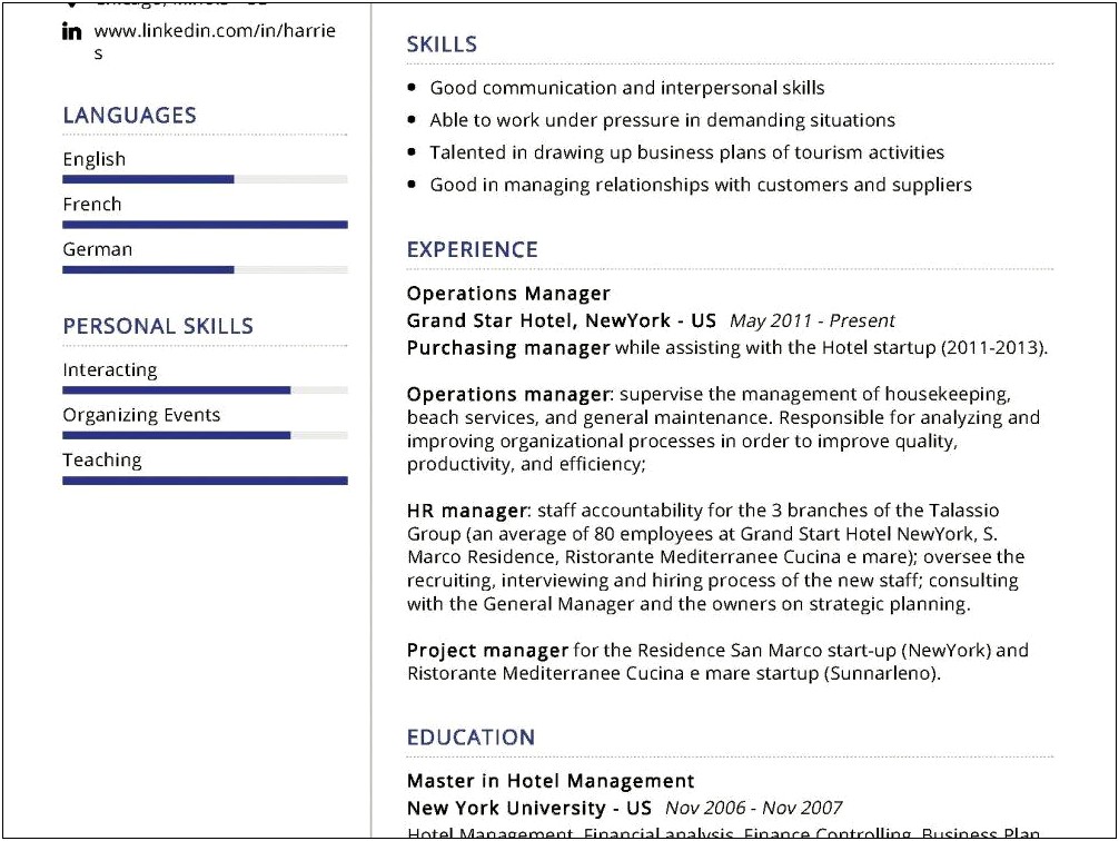Operations Management Skills To Put On A Resume