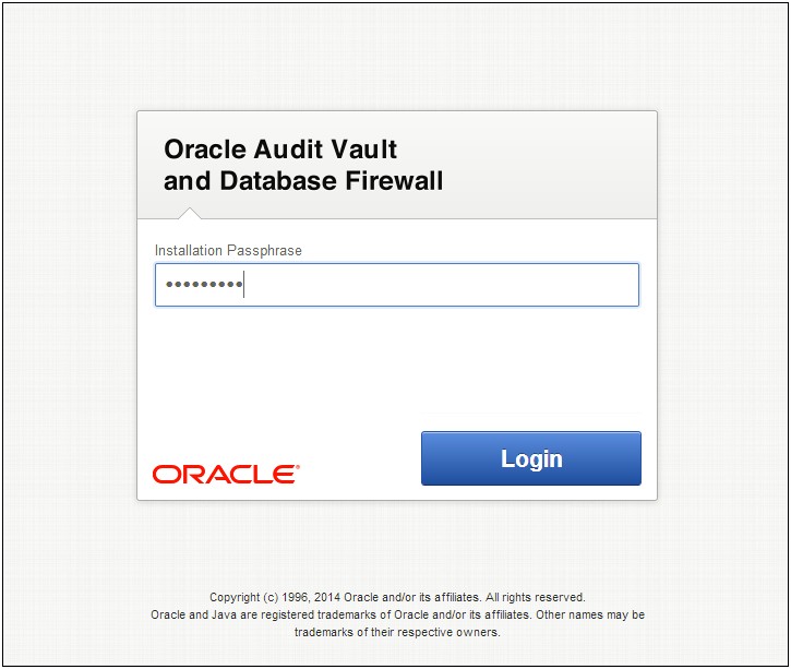 Oracle Audit Vault Resume Sample