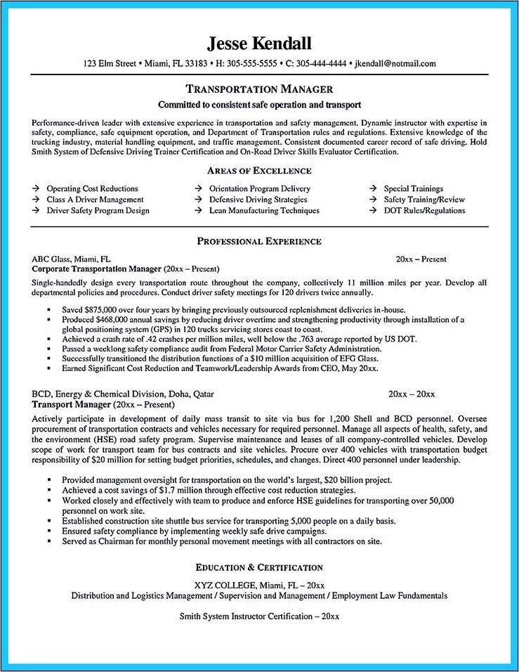 Orientation Leader Job Description Resume