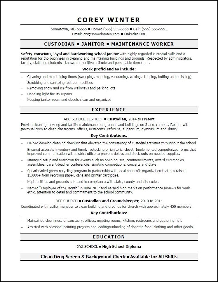 Parking Cashier Job Description Resume