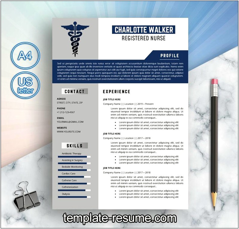 Pediatric Registered Nurse Description For Resume