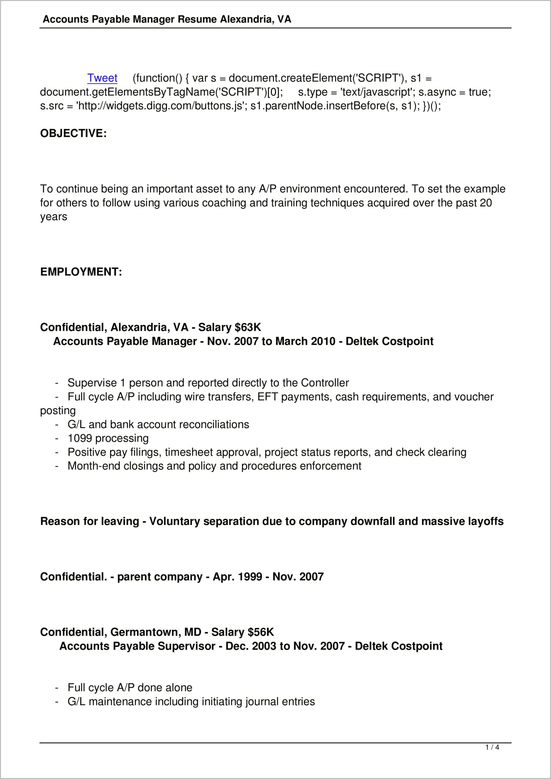 Peoplesoft Project Manager Resume Sample