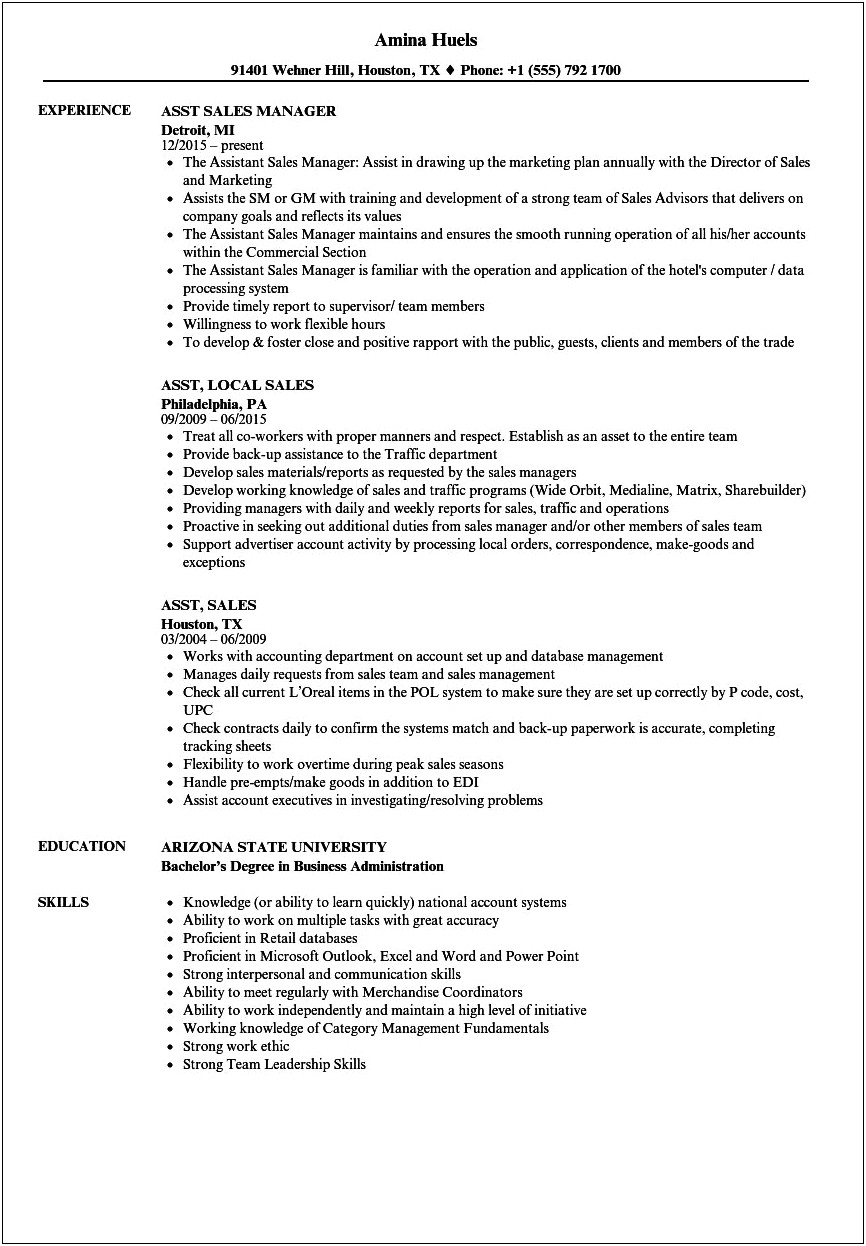 Pepsi Merchandiser Job Description Resume