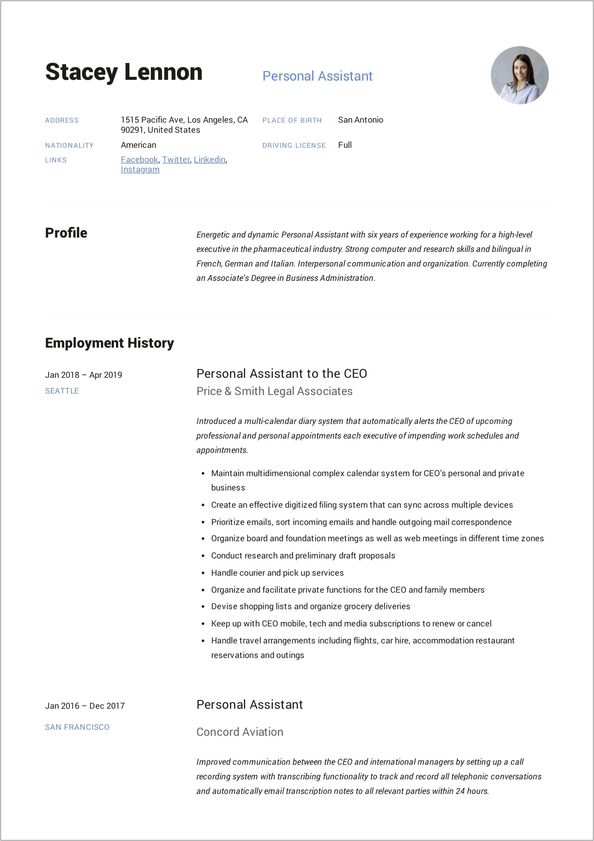 Personal Objective For Leadership In Radiology Support Resume