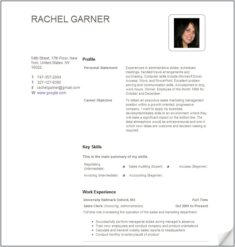 Personal Reference Example For Resume