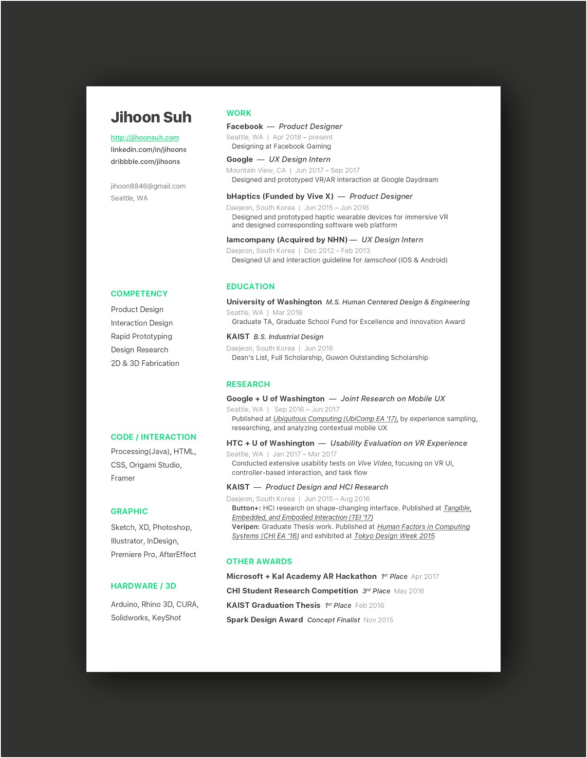 Personal Resume Example For Scholarship