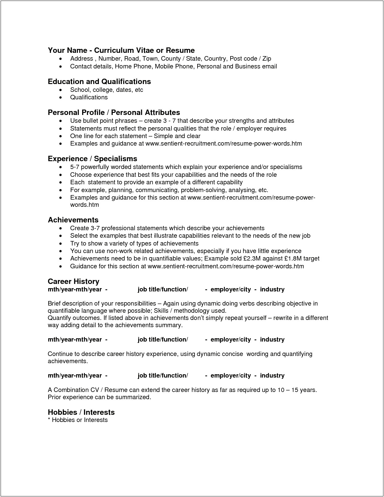 Personal Skills To Write On A Resume