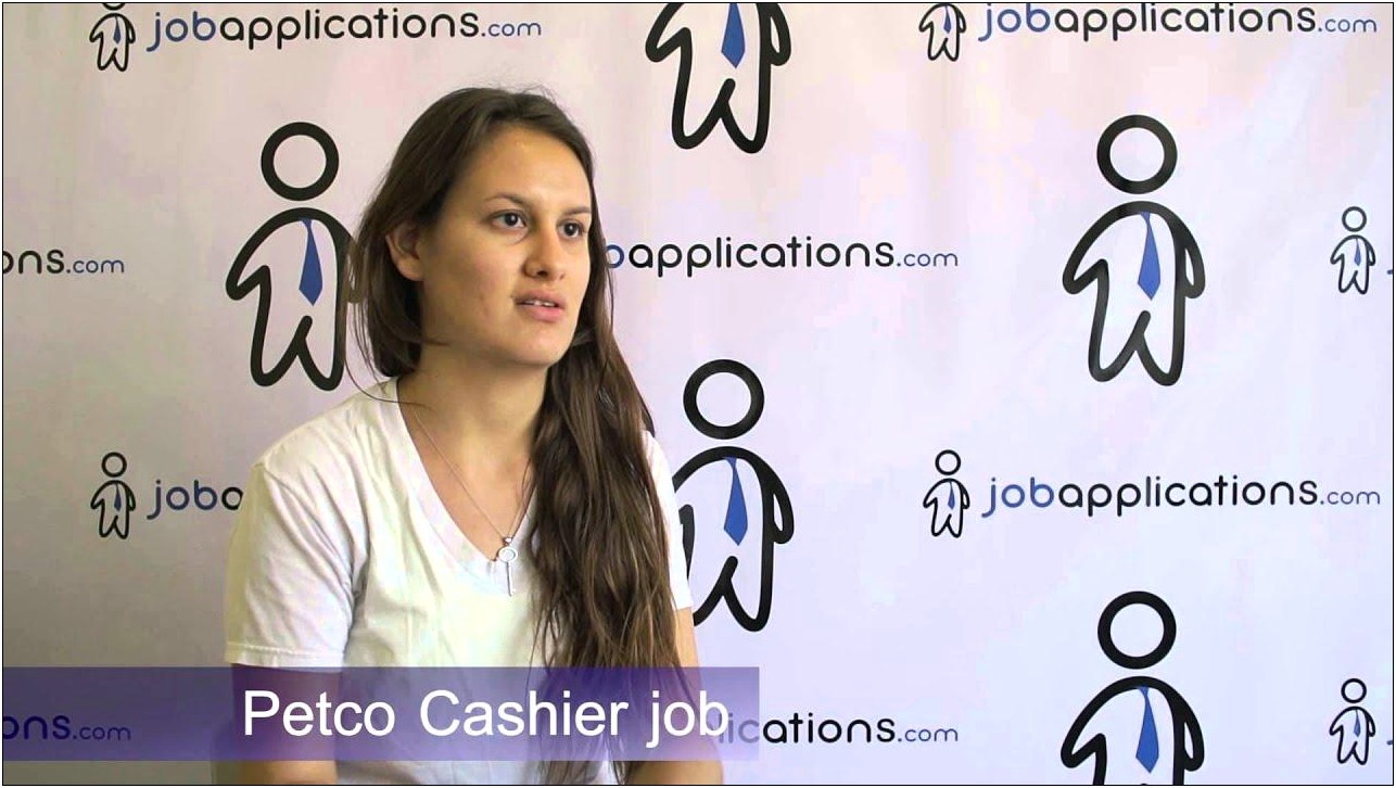 Petco Cashier Job Description Resume