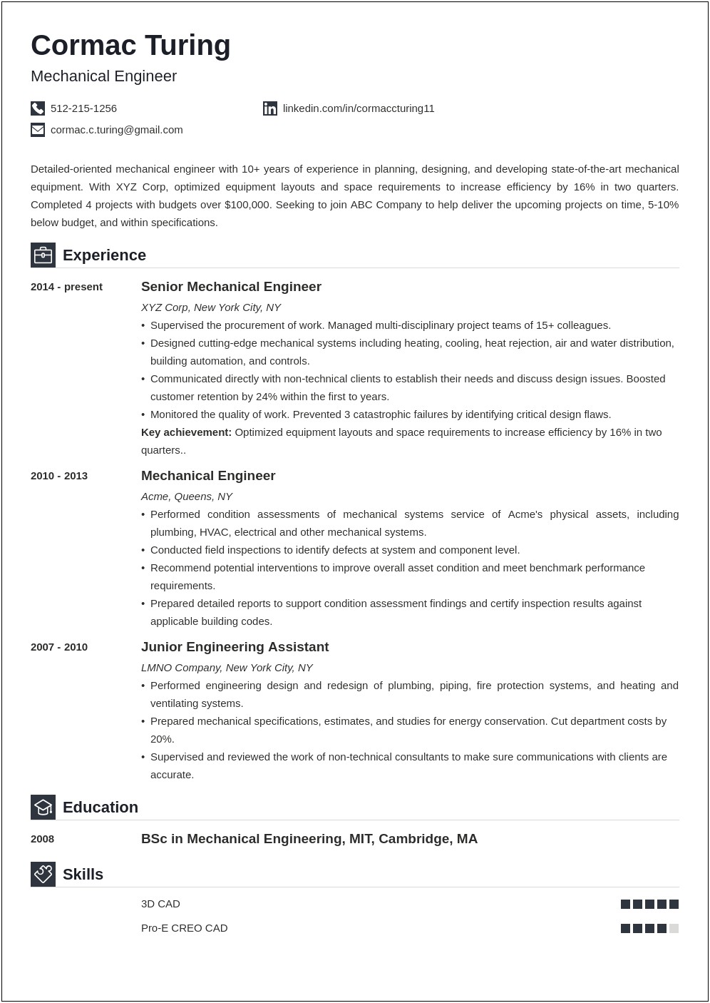 Petrolueum Engineering Student Resume With No Experience