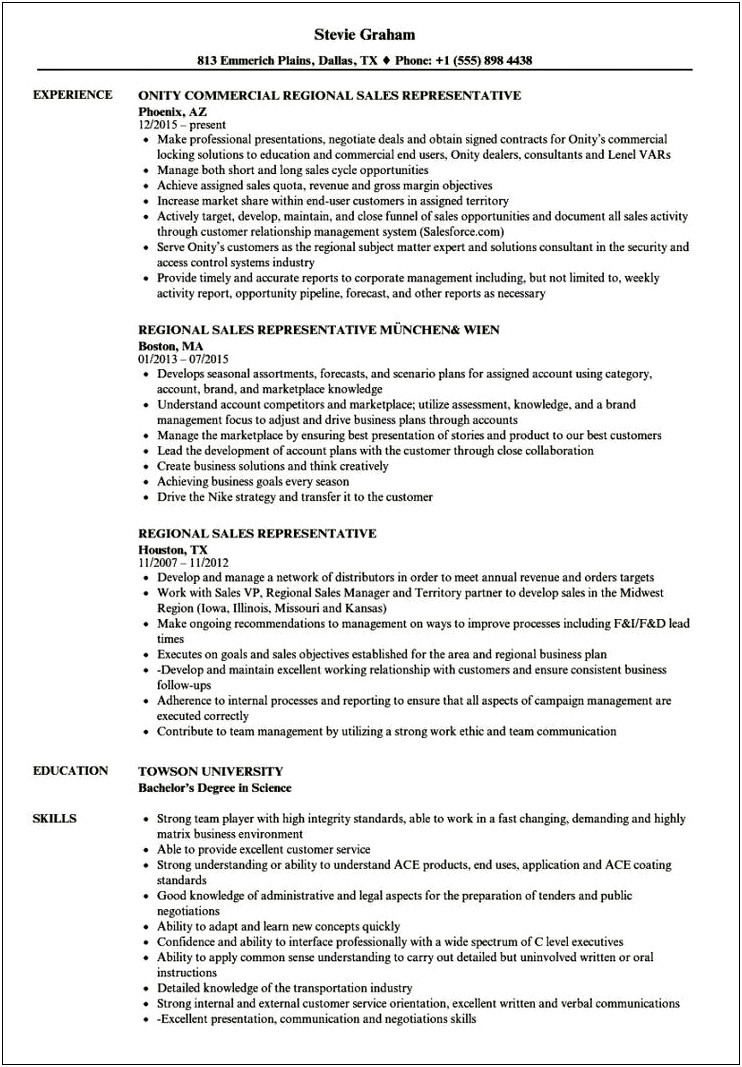 Phone Sales Representative Job Description Resume