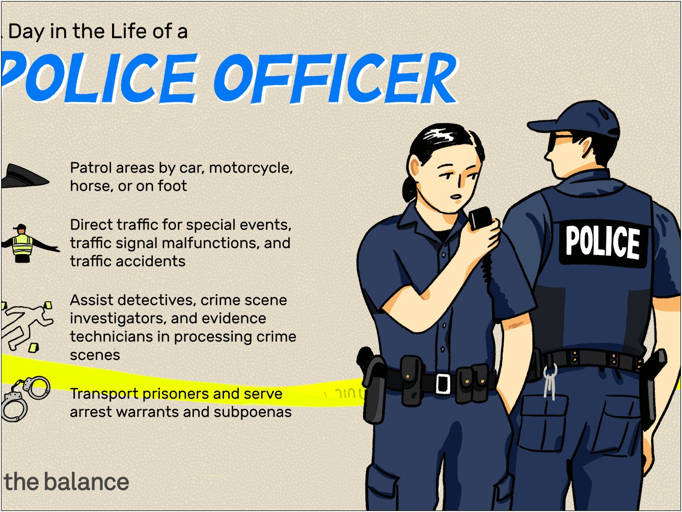 Police Officer Recruit Resume Objective