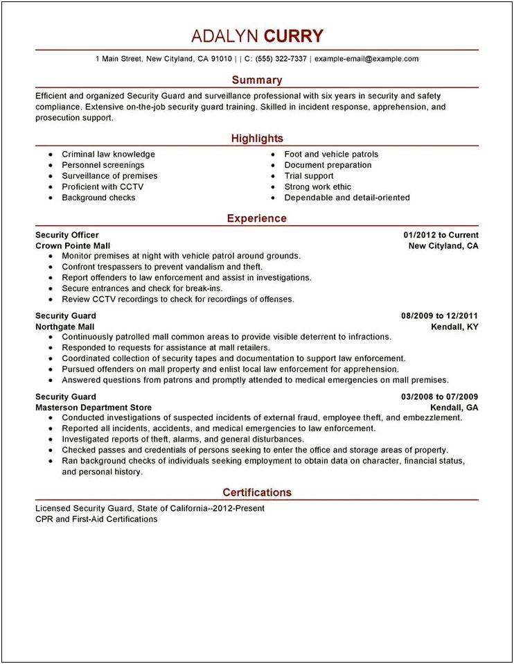Premise Technician Job Description For Resume