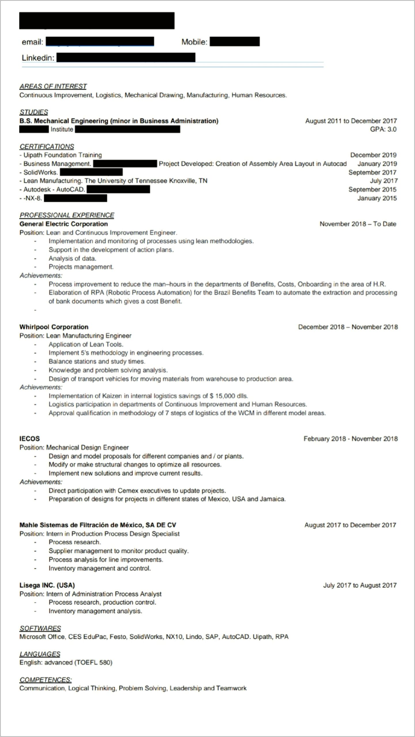 Preparing Resume For Job In Usa