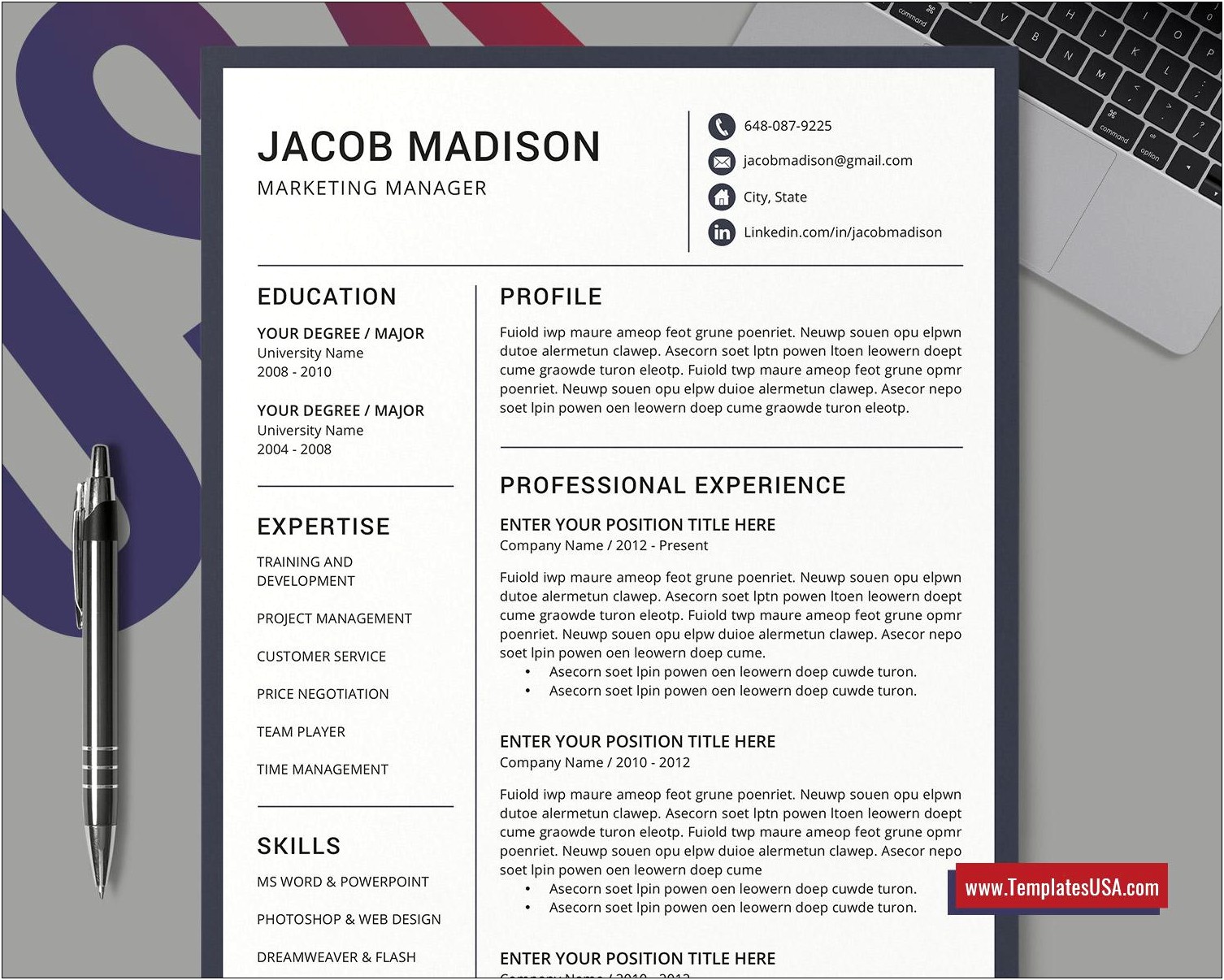 Present Resume For Usa Jobs