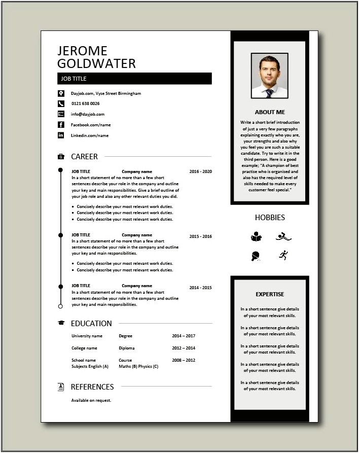 Print And Download Resume For Free