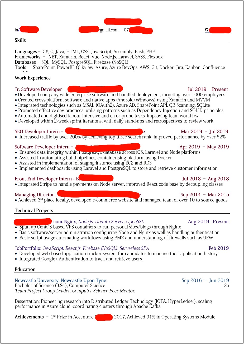 Product Manager Resume Template Reddit Cscareerquestions