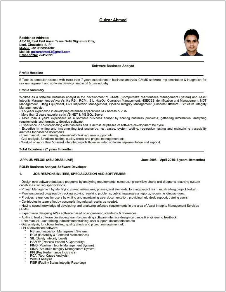 Professional Summary For Gas Station Resume
