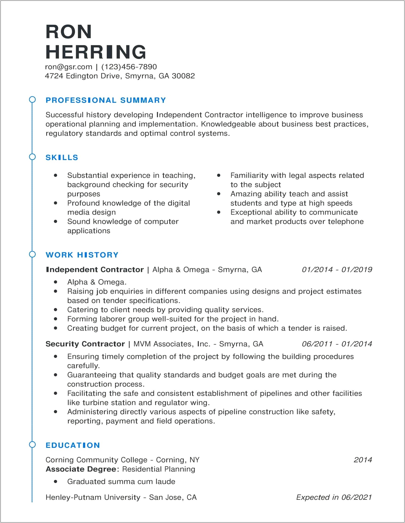 Professional Summary Resume Sample For It