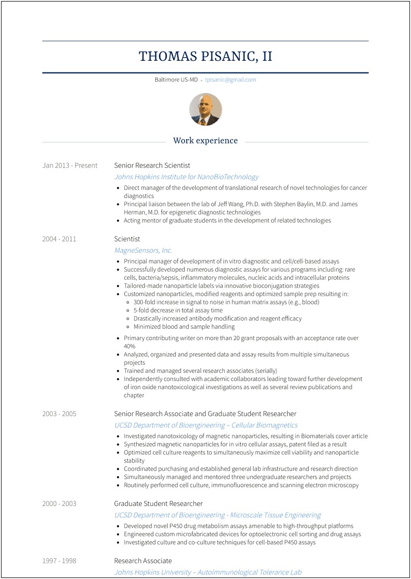 Professional Words For Research Scientist Resume