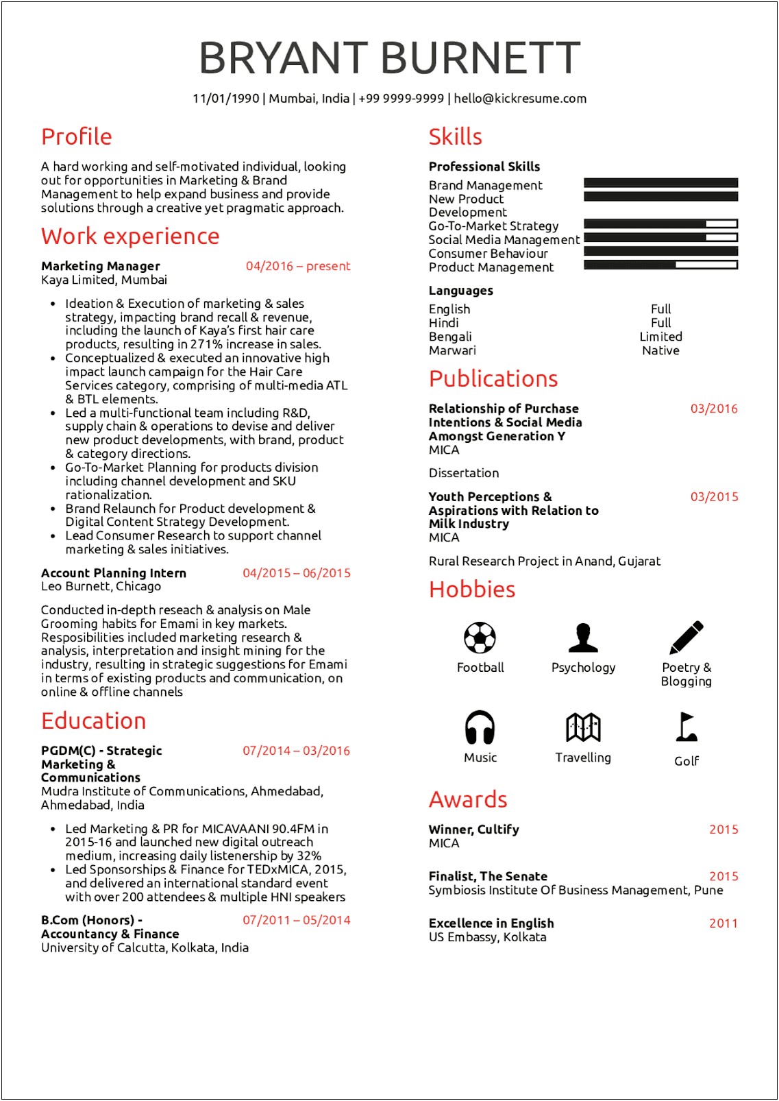 Project Manager Resume Job Hero