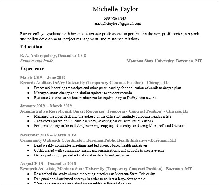 Provide Feedback On Resume And Cover Letter