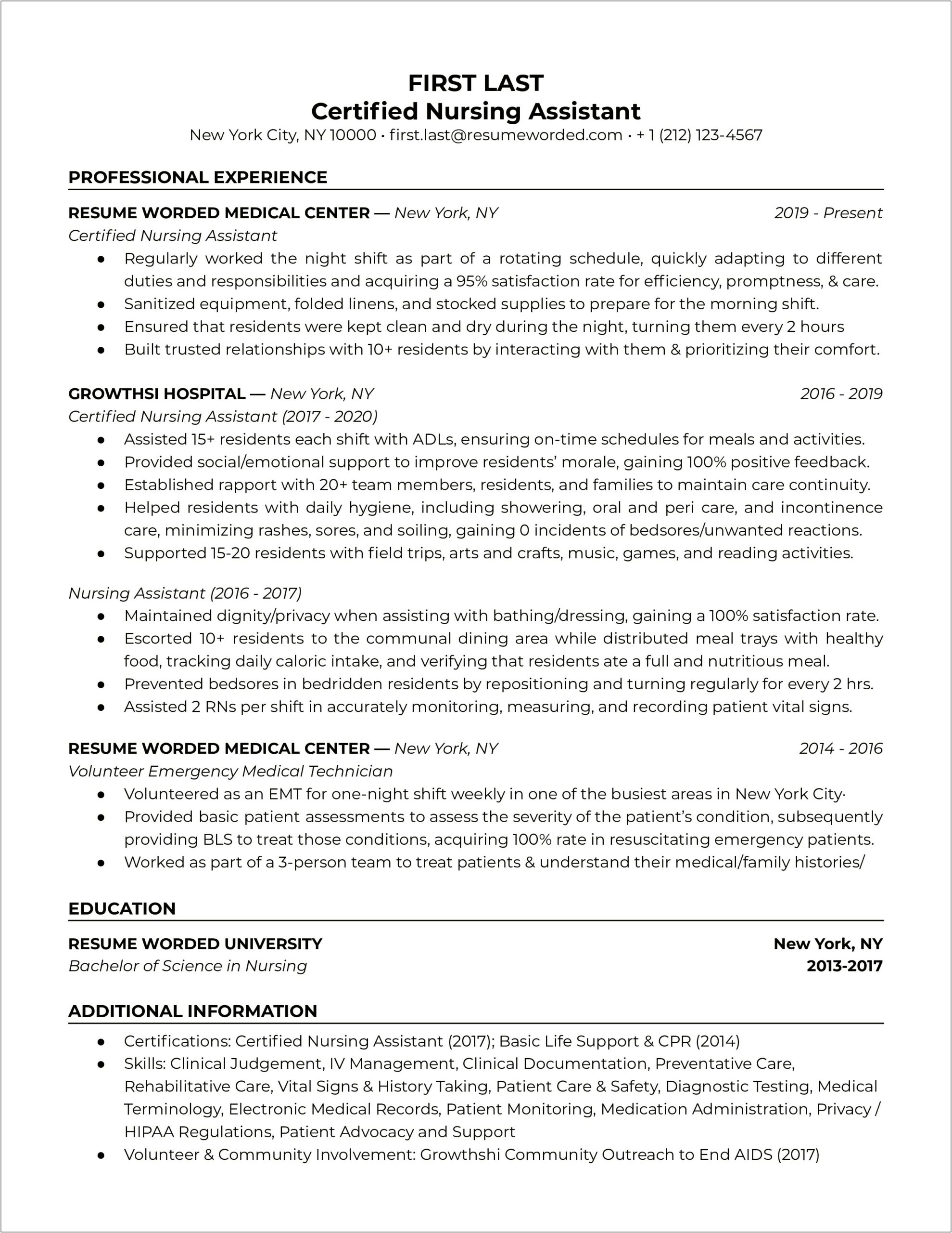 Psychiatric Nurse Resume Summary Example