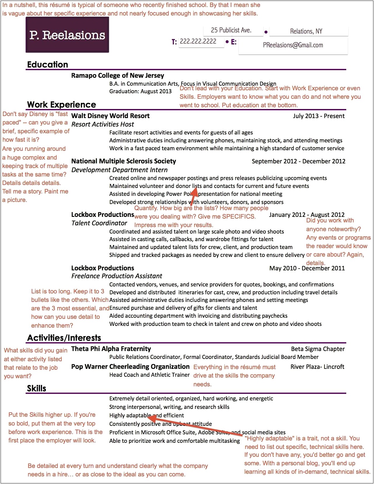 Public Relations Cover Letter And Resume