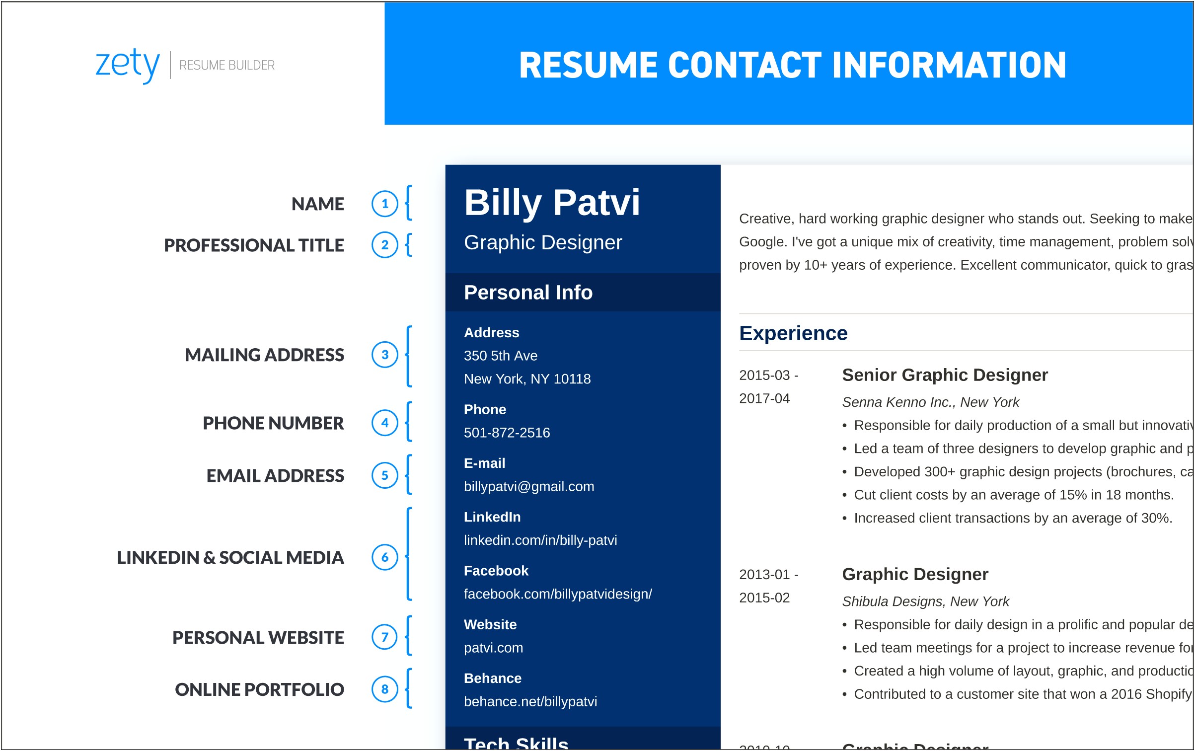 Put Preferd Name With Official Name On Resume