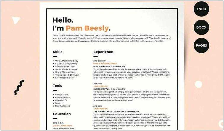Putting A Border Around Your Resume
