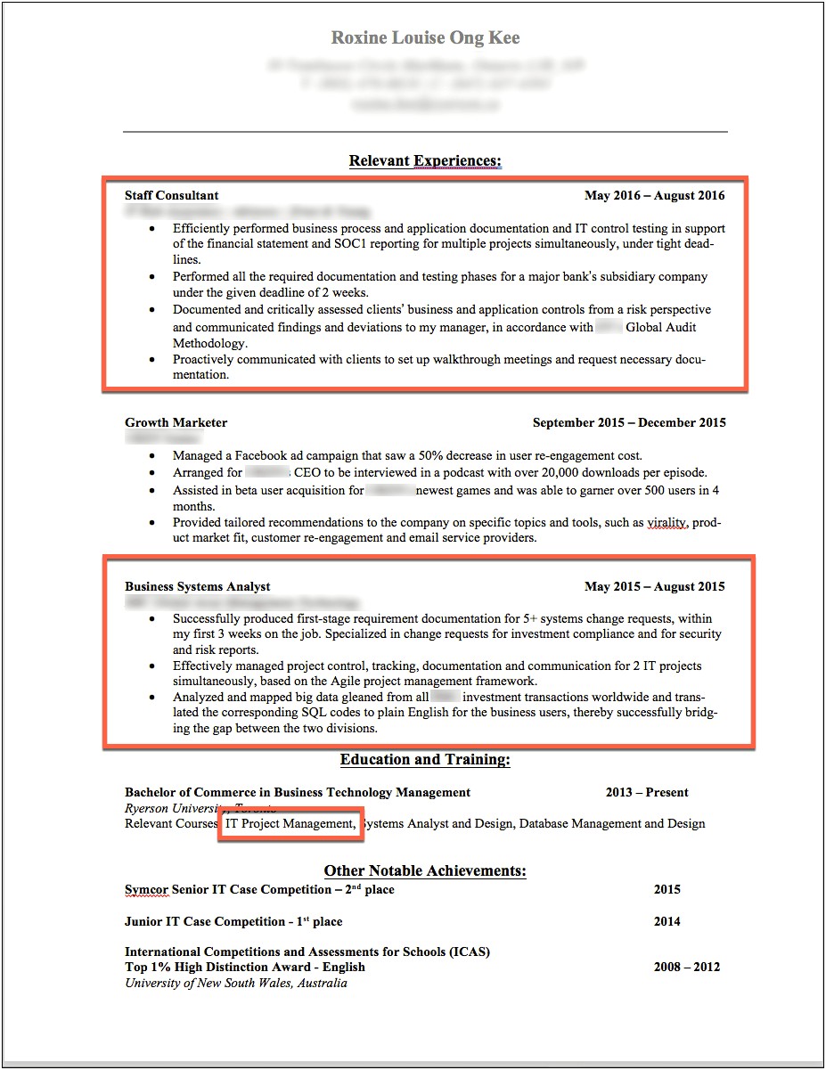 Putting Non Employment Experience On Resume