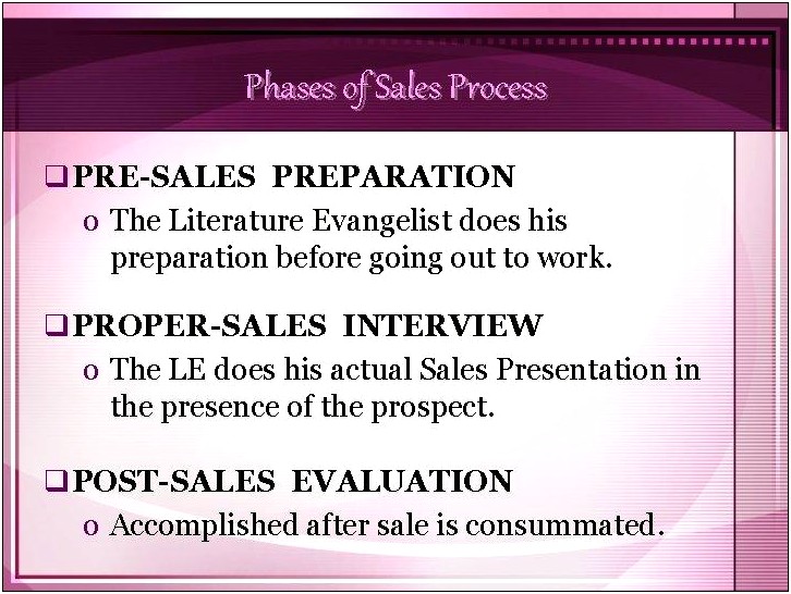 Putting Religious Evangelism On A Sales Resume