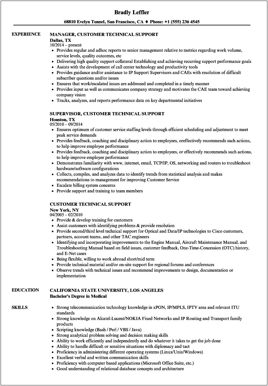 Putting Trouble Shooting Experience On Resume