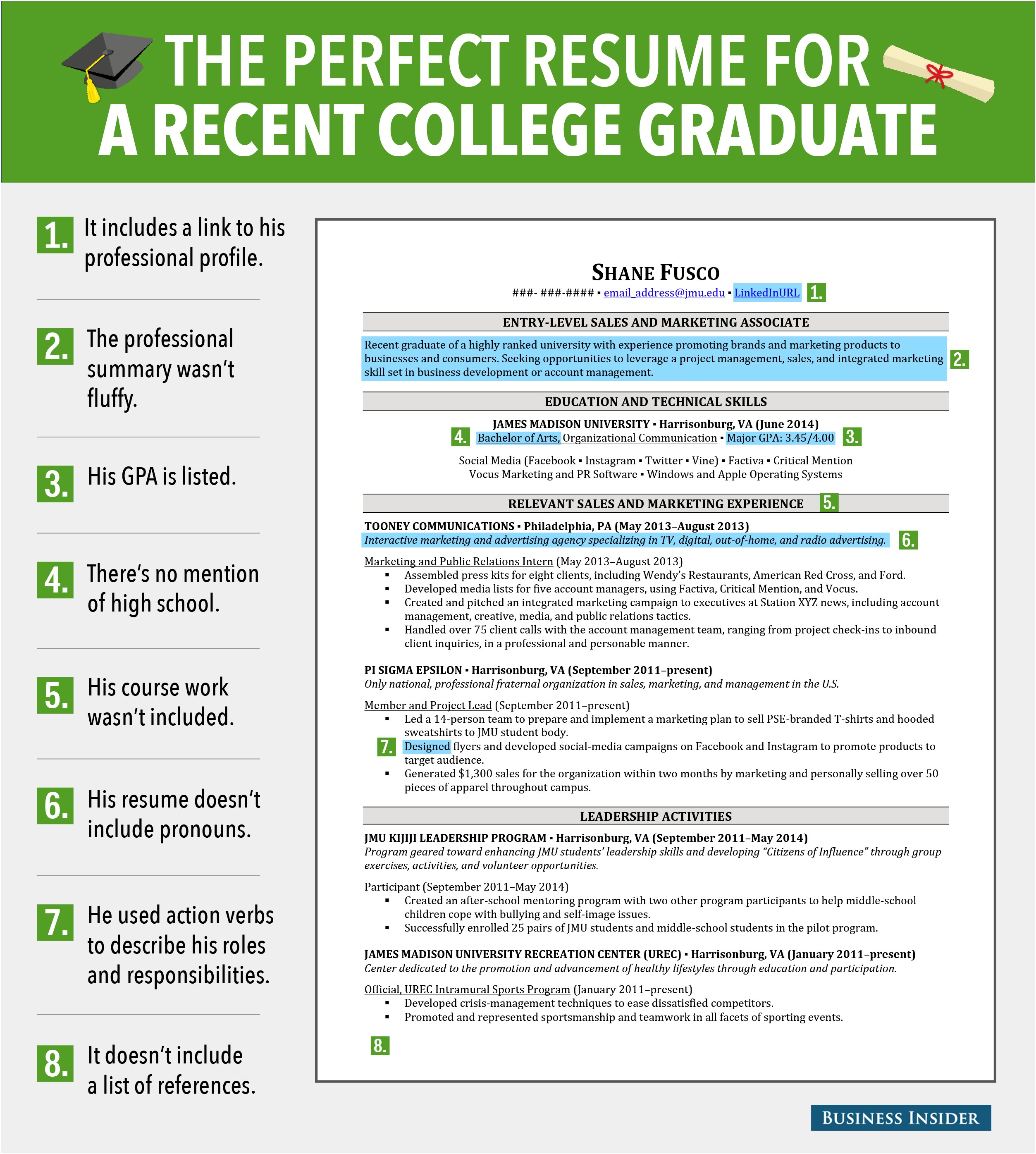 Recent College Graduate Objective Resume