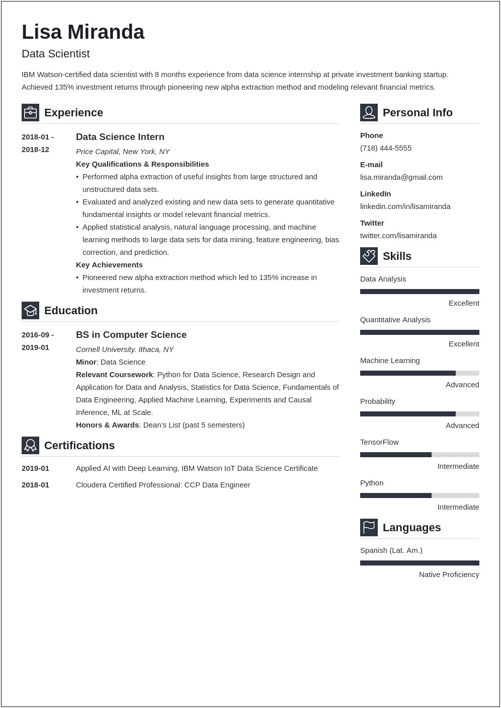 Recent College Graduate Resume Objective Examples