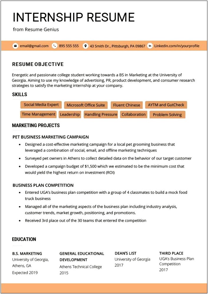 Recognized Extra Mile Resume Summary Letter