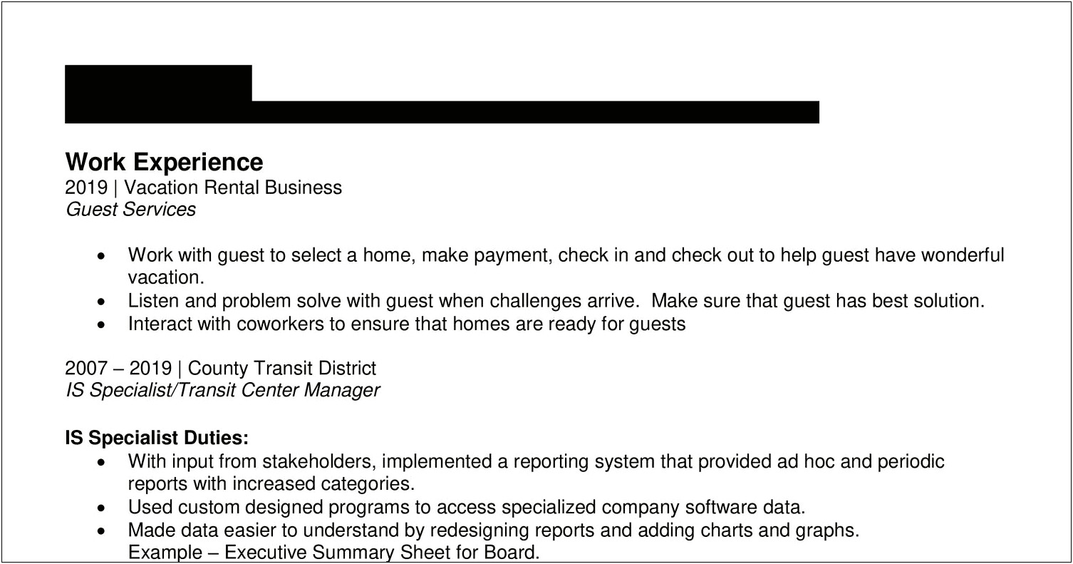 Reddit Best Business Resume Font