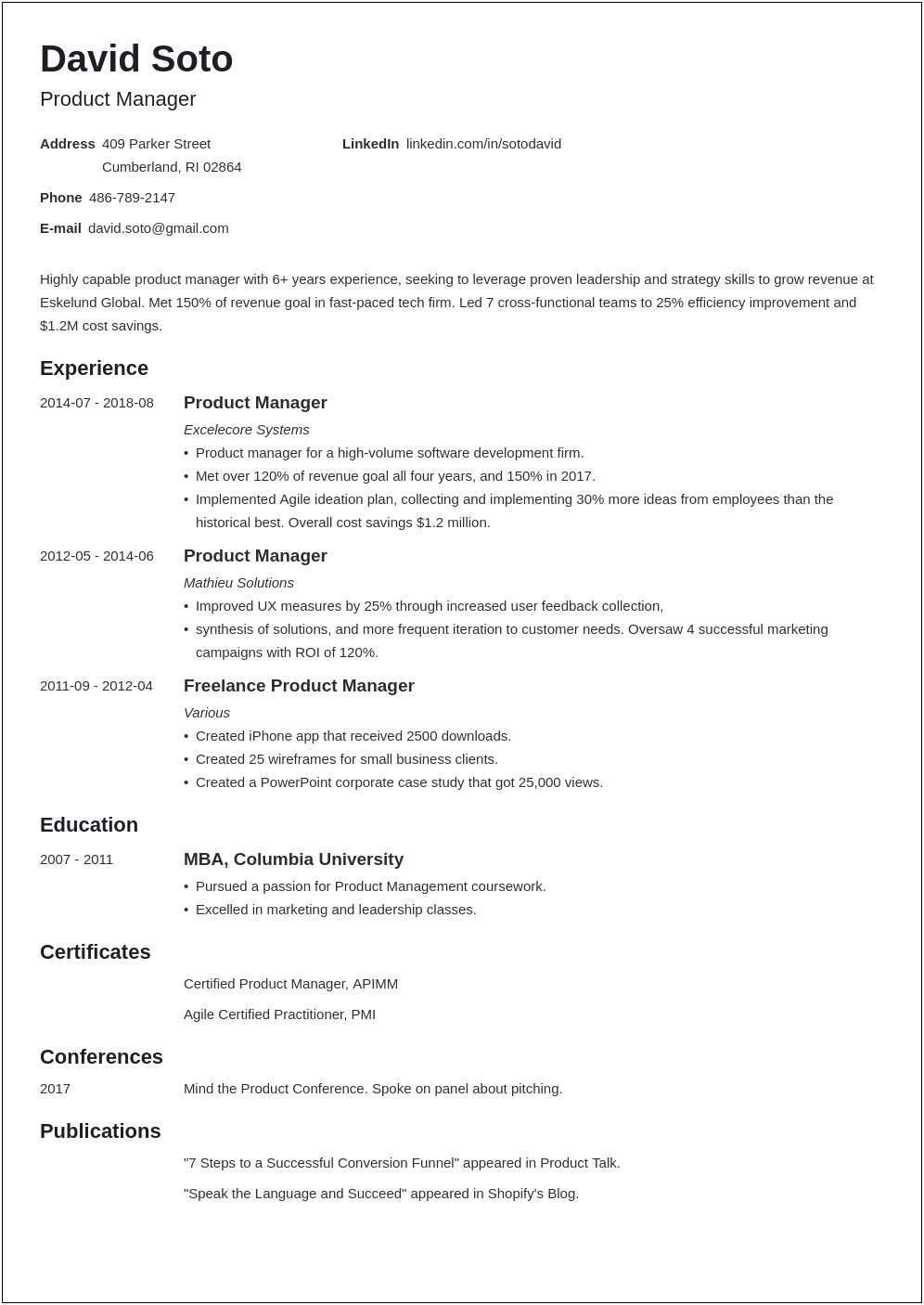 Reddit Customer Success Sample Resume