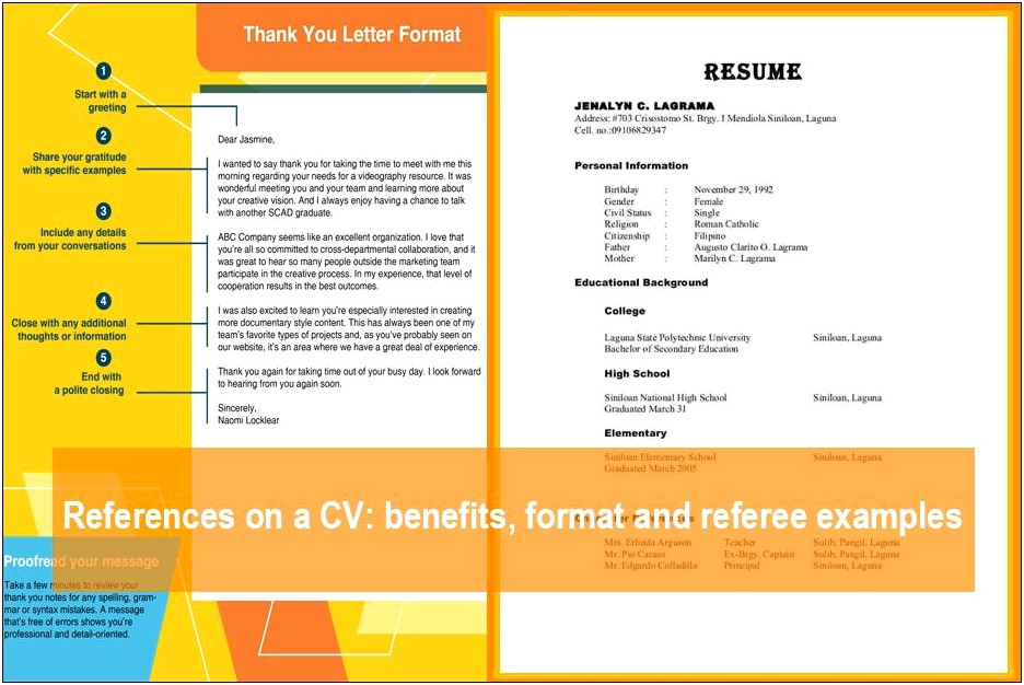Referee Job Description For Resume