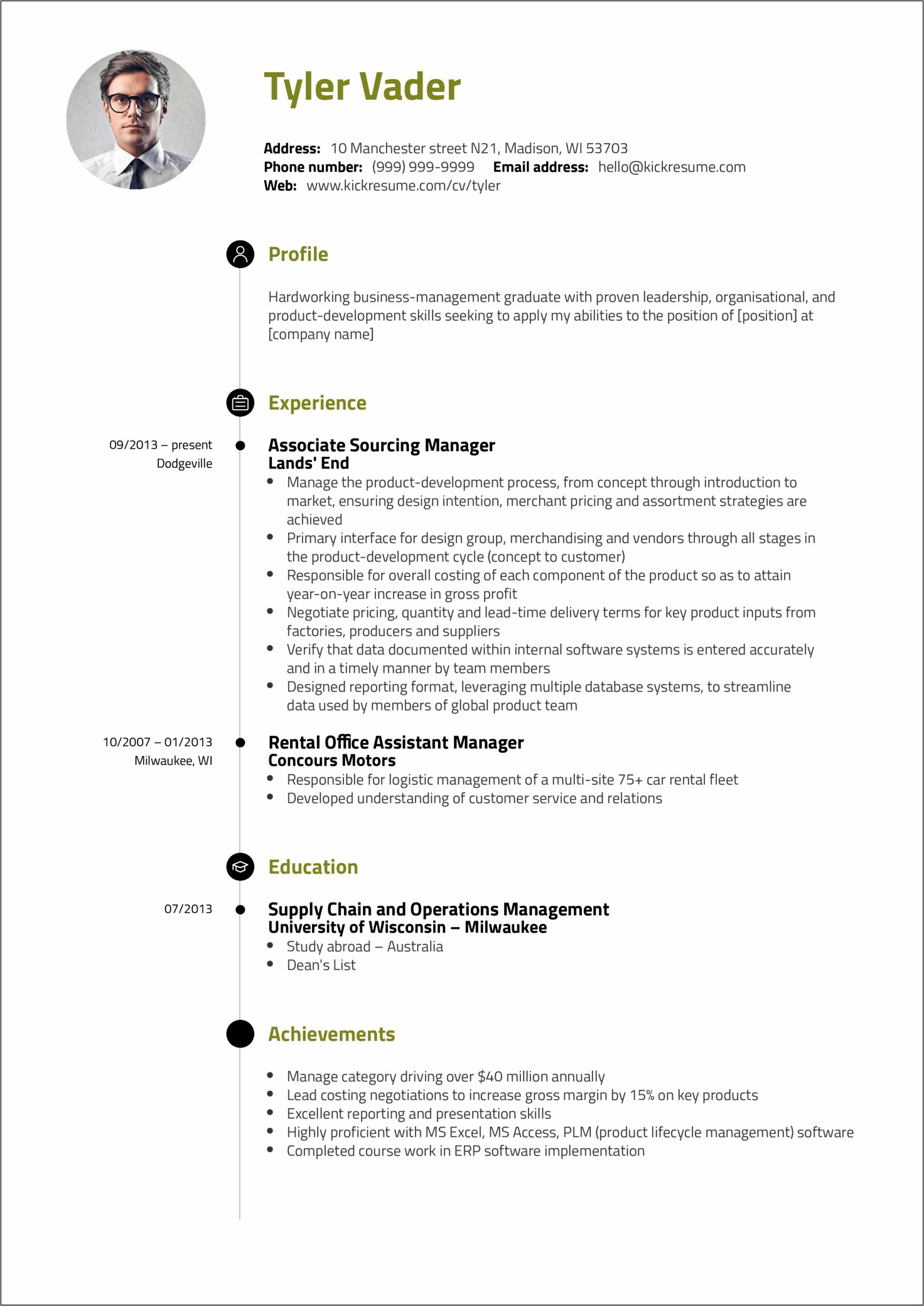 Registered Client Associate Resume Example