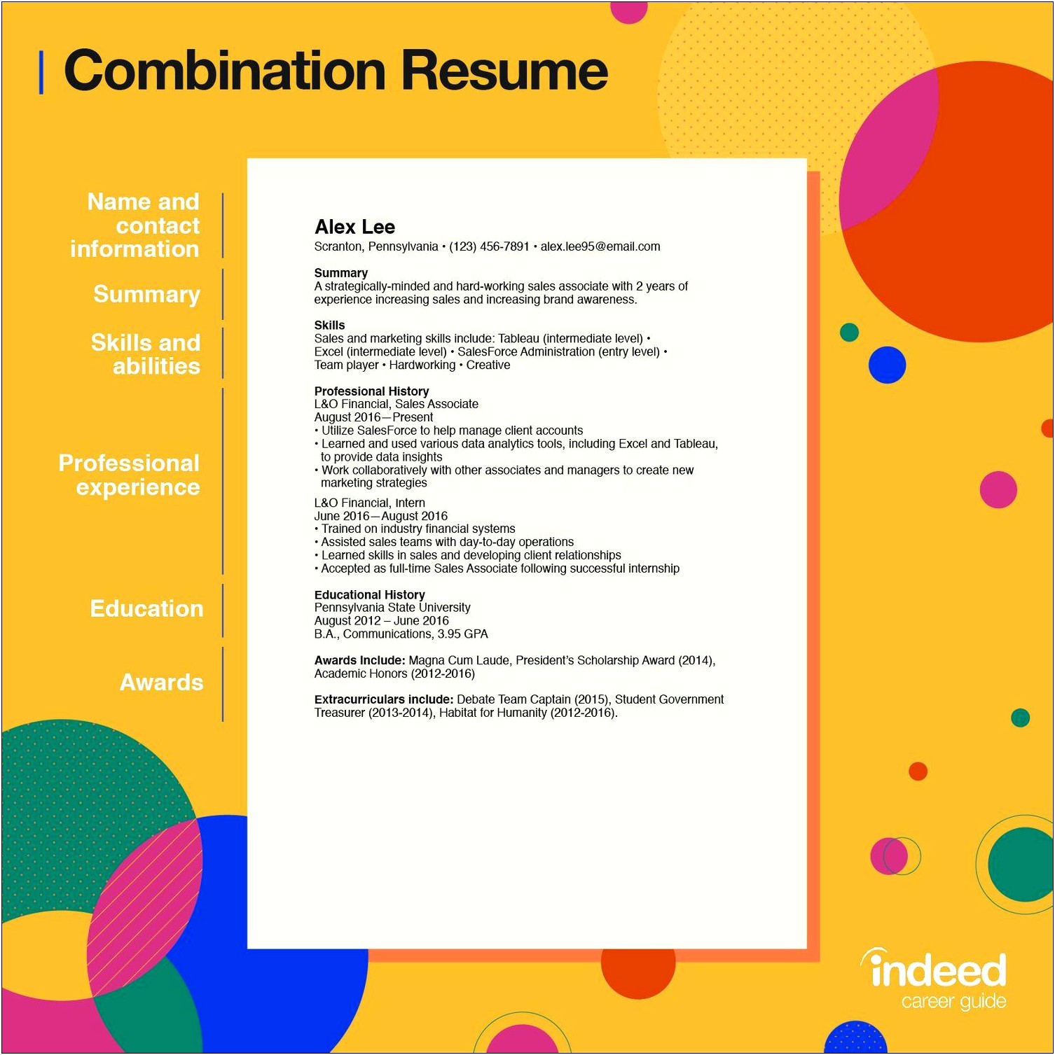 Reorganize Order Of Experience On Indeed Resume