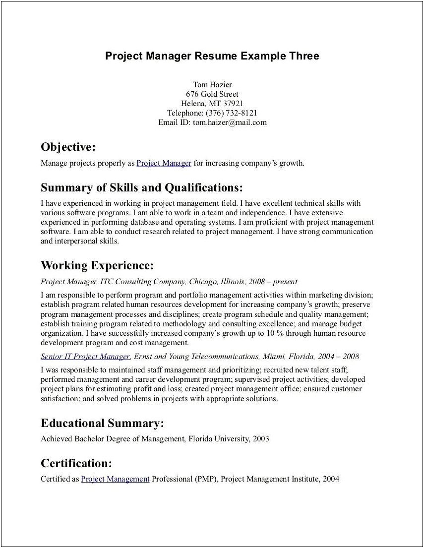 Research Resume Objective Statement Examples