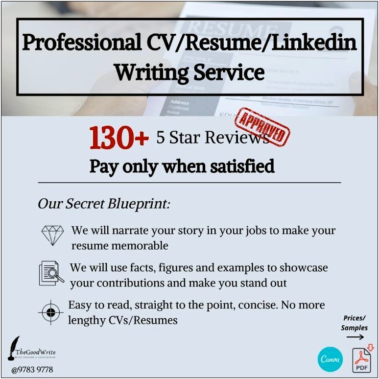Resume And Cover Letter Review Service